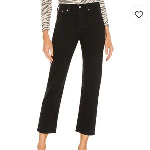Levi’s straight ankle jeans